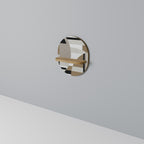 DELICATE MEMENTO Prateleira Oval Decorativa em Efeito Carvalho