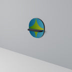 PERFECTION PICKS Prateleira Oval Decorativa em Acabamento Preto