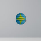 PERFECTION PICKS Prateleira Oval Decorativa em Efeito Carvalho