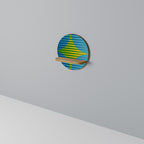 PERFECTION PICKS Prateleira Redonda Decorativa em Efeito Carvalho