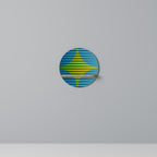 PERFECTION PICKS Prateleira Redonda Decorativa em Efeito Carvalho