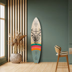 DEER OF COLOR Painel Decorativo Prancha de Surf