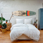 DEER OF COLOR Painel Decorativo Prancha de Surf