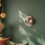 SPACE AROUND Prateleira Redonda Decorativa em Efeito Carvalho