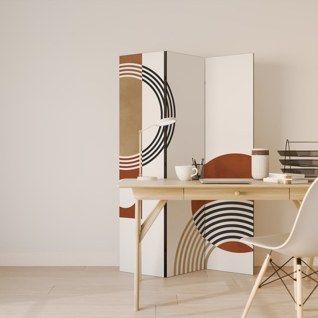 SPACE AROUND Biombo Decorativo de 3 Painéis