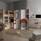 SPACE AROUND Biombo Decorativo de 4 Painéis