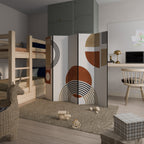 SPACE AROUND Biombo Decorativo de 5 Painéis