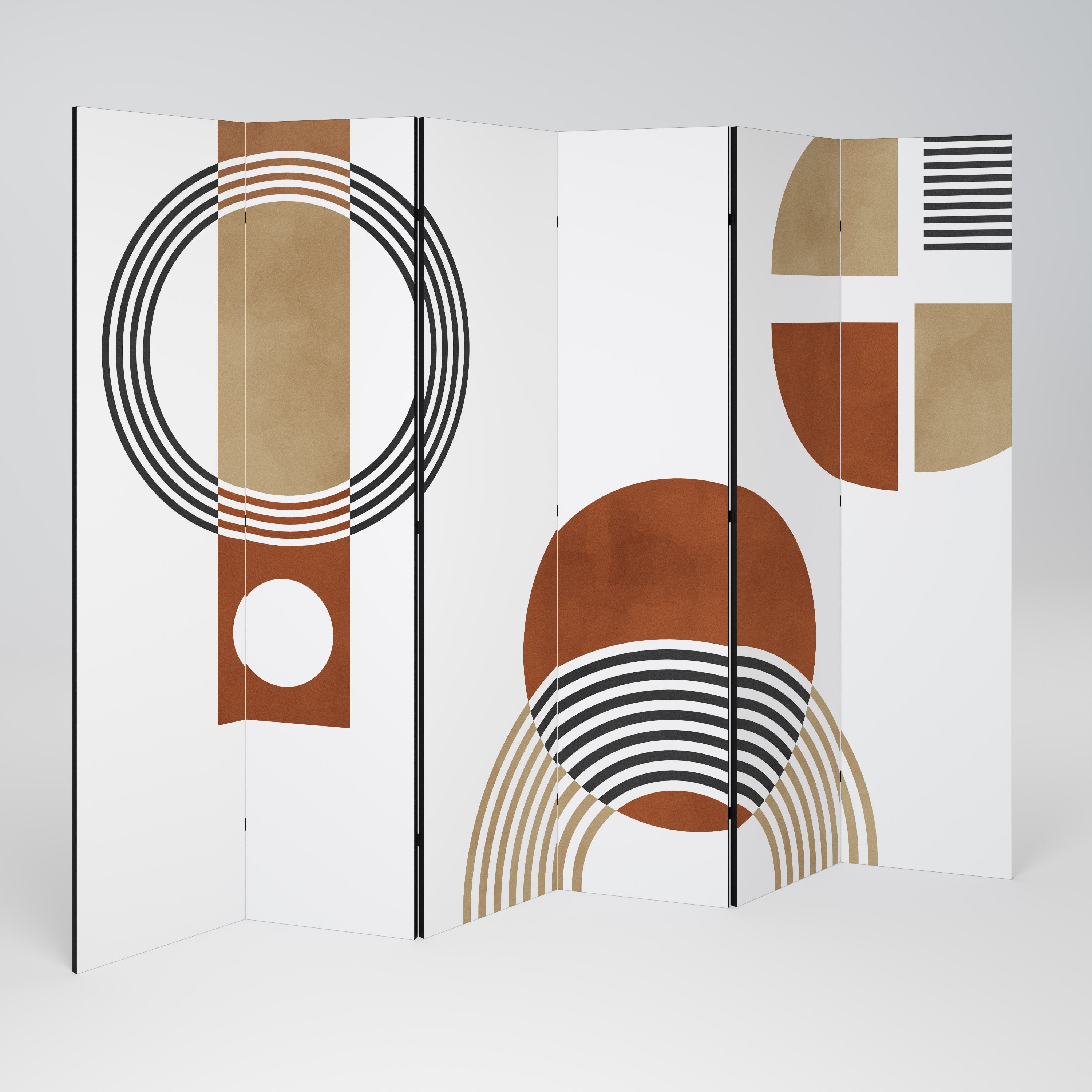 SPACE AROUND Biombo Decorativo de 6 Painéis