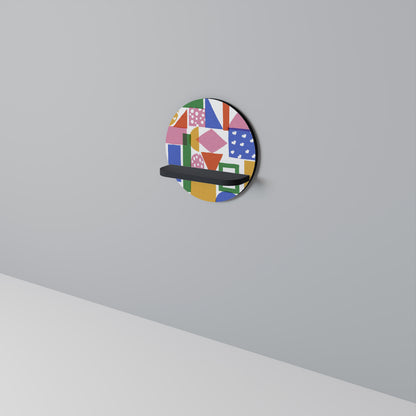 GEOMETRIC GLIMMER Prateleira Artística