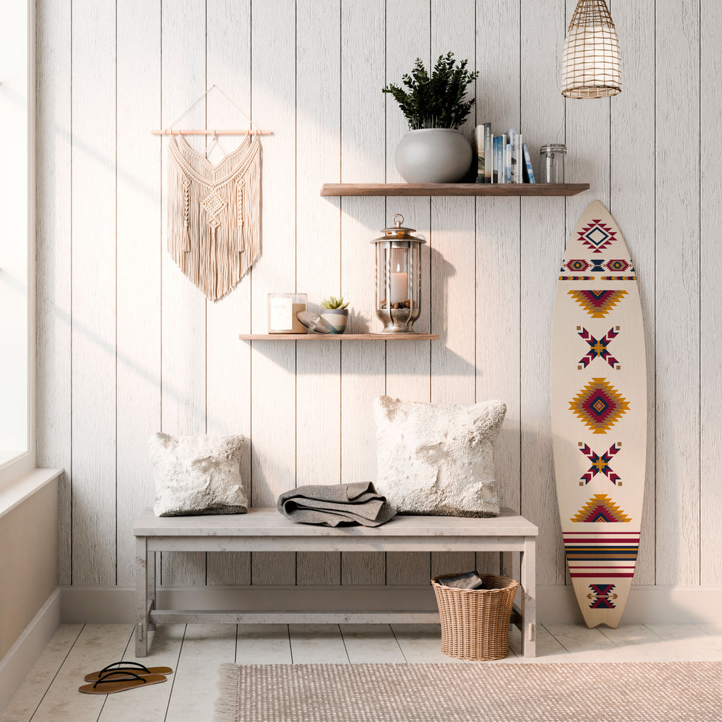 ETHNIC TEASER Painel Decorativo Prancha de Surf