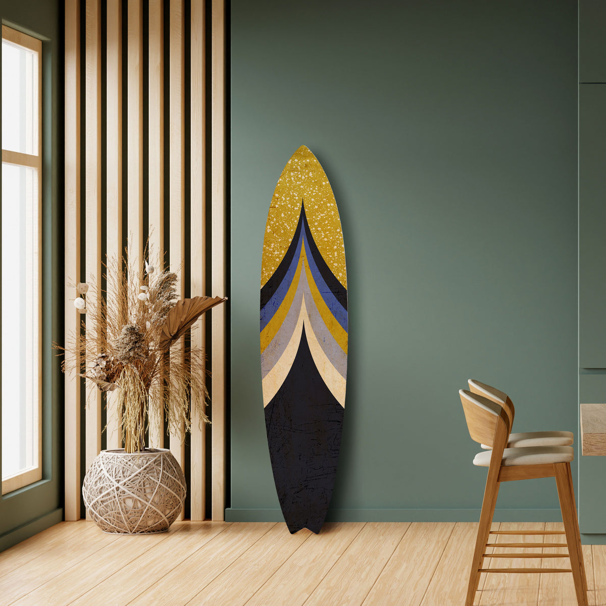 SOURING GLARE Painel Decorativo Prancha de Surf