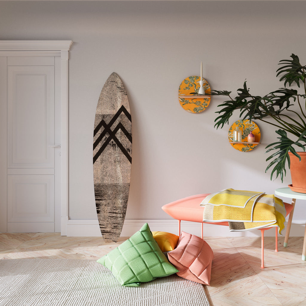 SUMMIT STRIPES Painel Decorativo Prancha de Surf