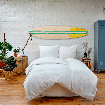 SUNSET RIDER Painel Decorativo Prancha de Surf
