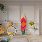 LUMINOUS BRILLIANCE Painel Decorativo Prancha de Surf
