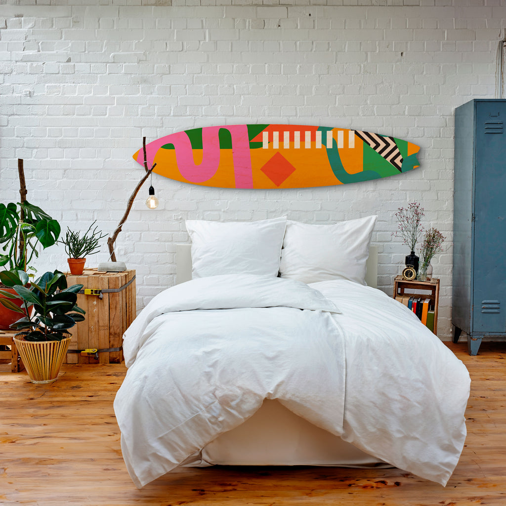 VIBRANT ENERGY Surfboard Decorative Panel