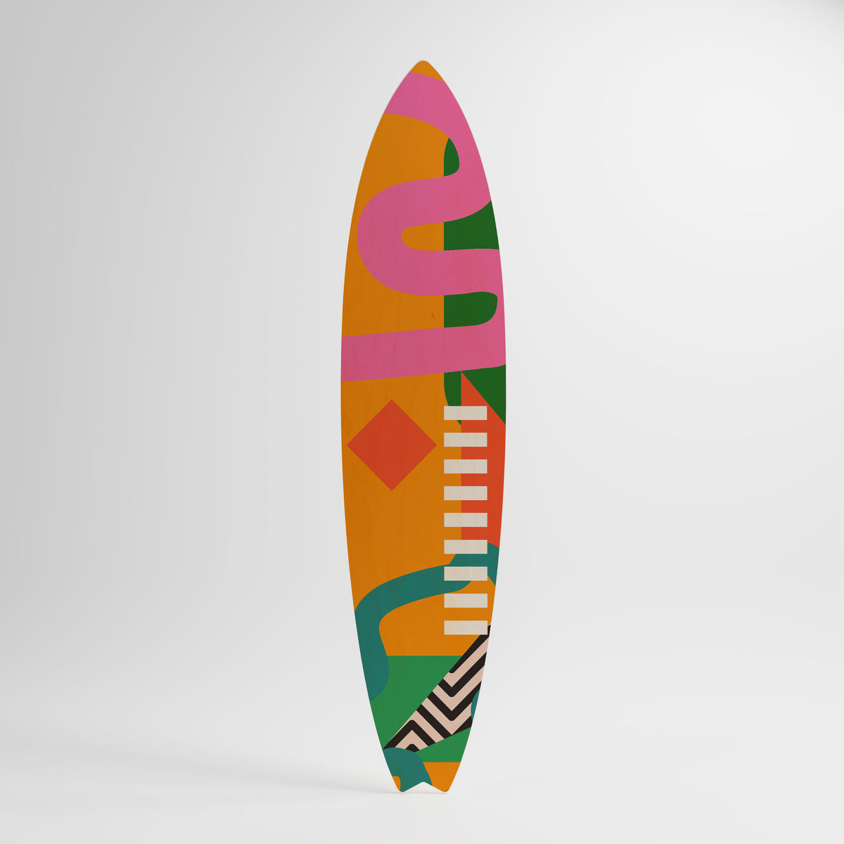 VIBRANT ENERGY Painel Decorativo Prancha de Surf