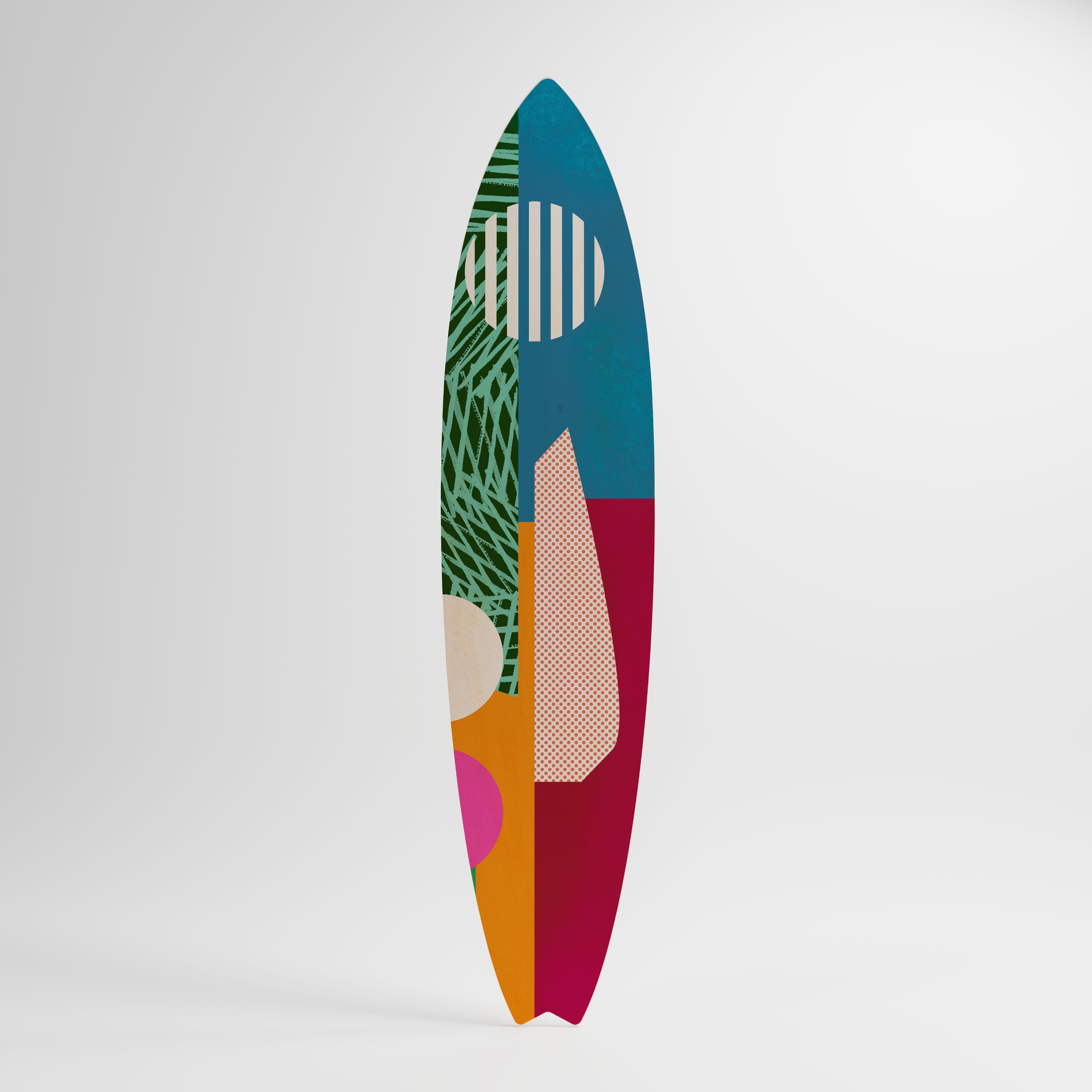 VIVID VIBES Painel Decorativo Prancha de Surf