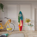 VIVID VIBES Painel Decorativo Prancha de Surf