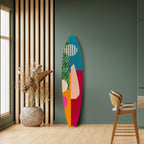 VIVID VIBES Painel Decorativo Prancha de Surf