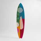 VIVID VIBES Painel Decorativo Prancha de Surf