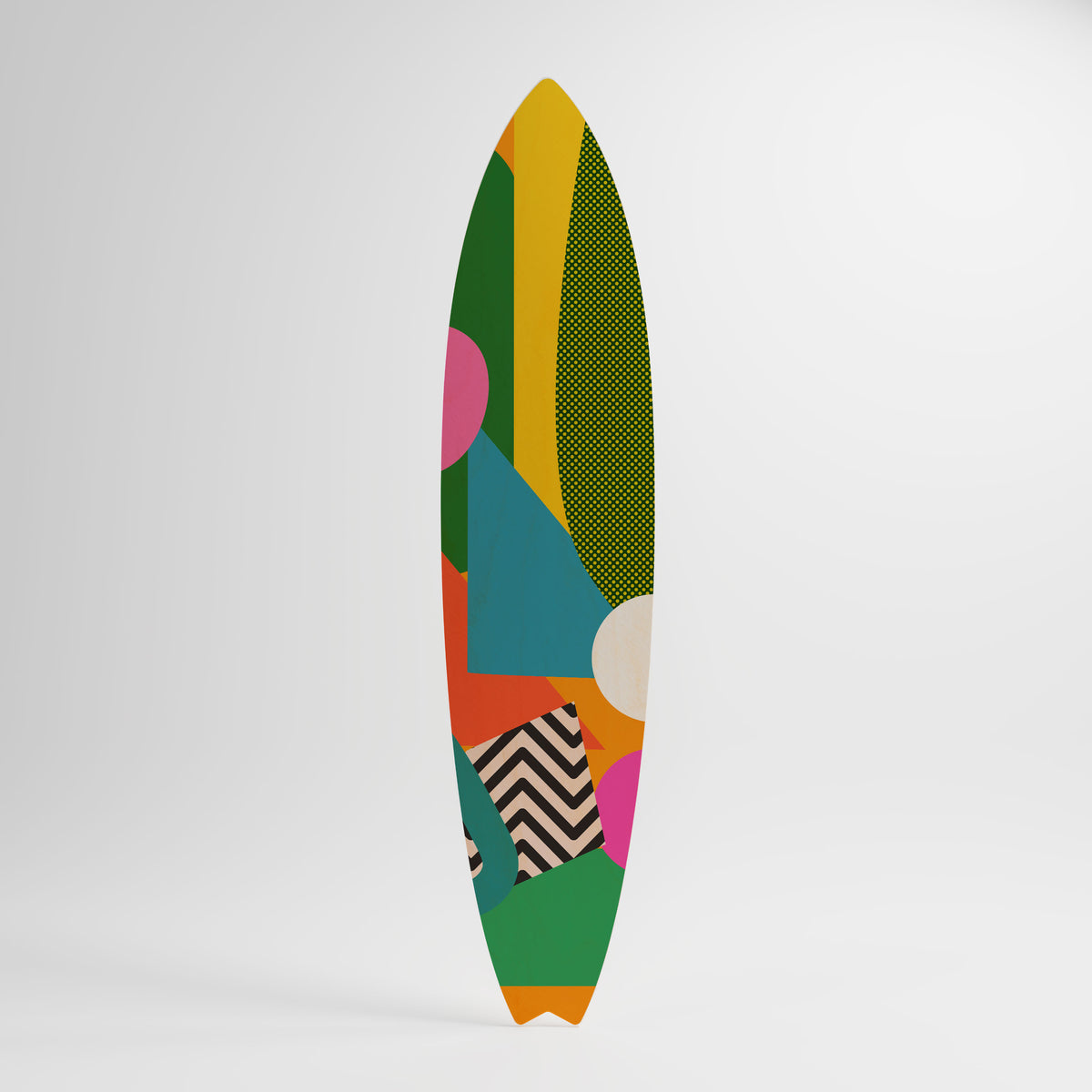 RADIANT HUES Painel Decorativo Prancha de Surf