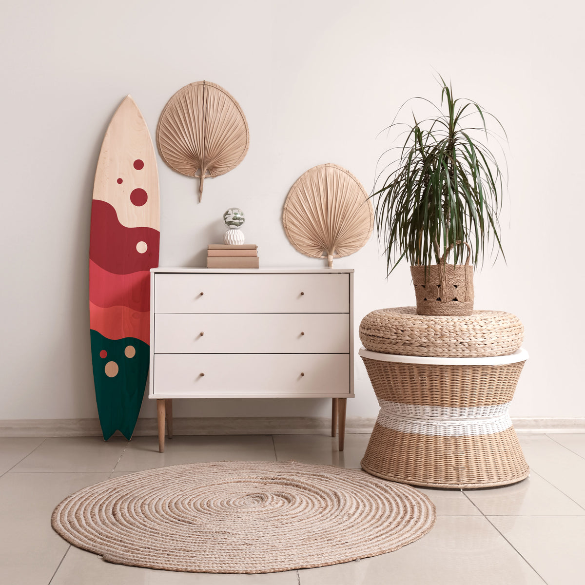 DAYLIGHT EUPHORIA Painel Decorativo Prancha de Surf