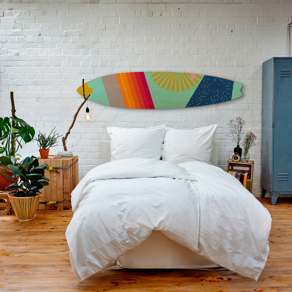 DAYBREAK BLISS Painel Decorativo Prancha de Surf