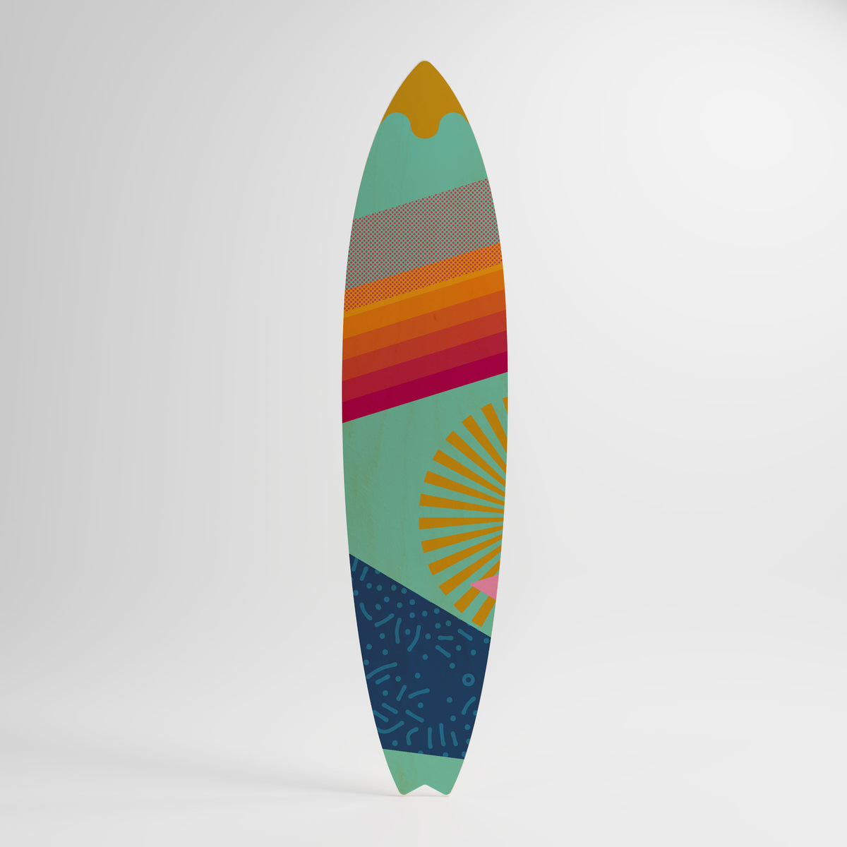 DAYBREAK BLISS Painel Decorativo Prancha de Surf