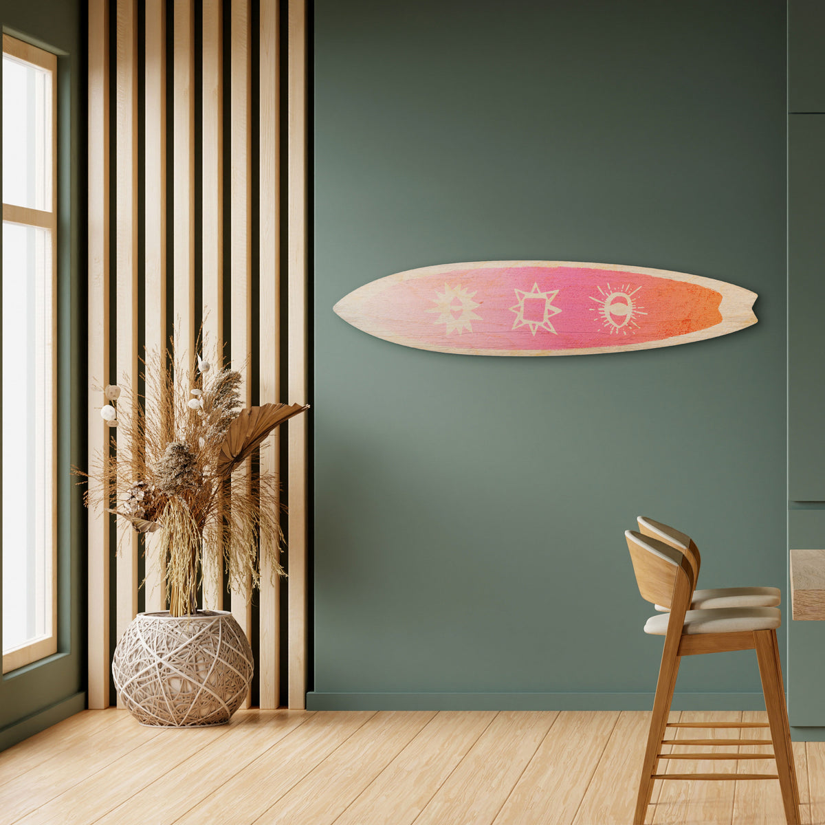 DAZZLING DESIGN Painel Decorativo Prancha de Surf