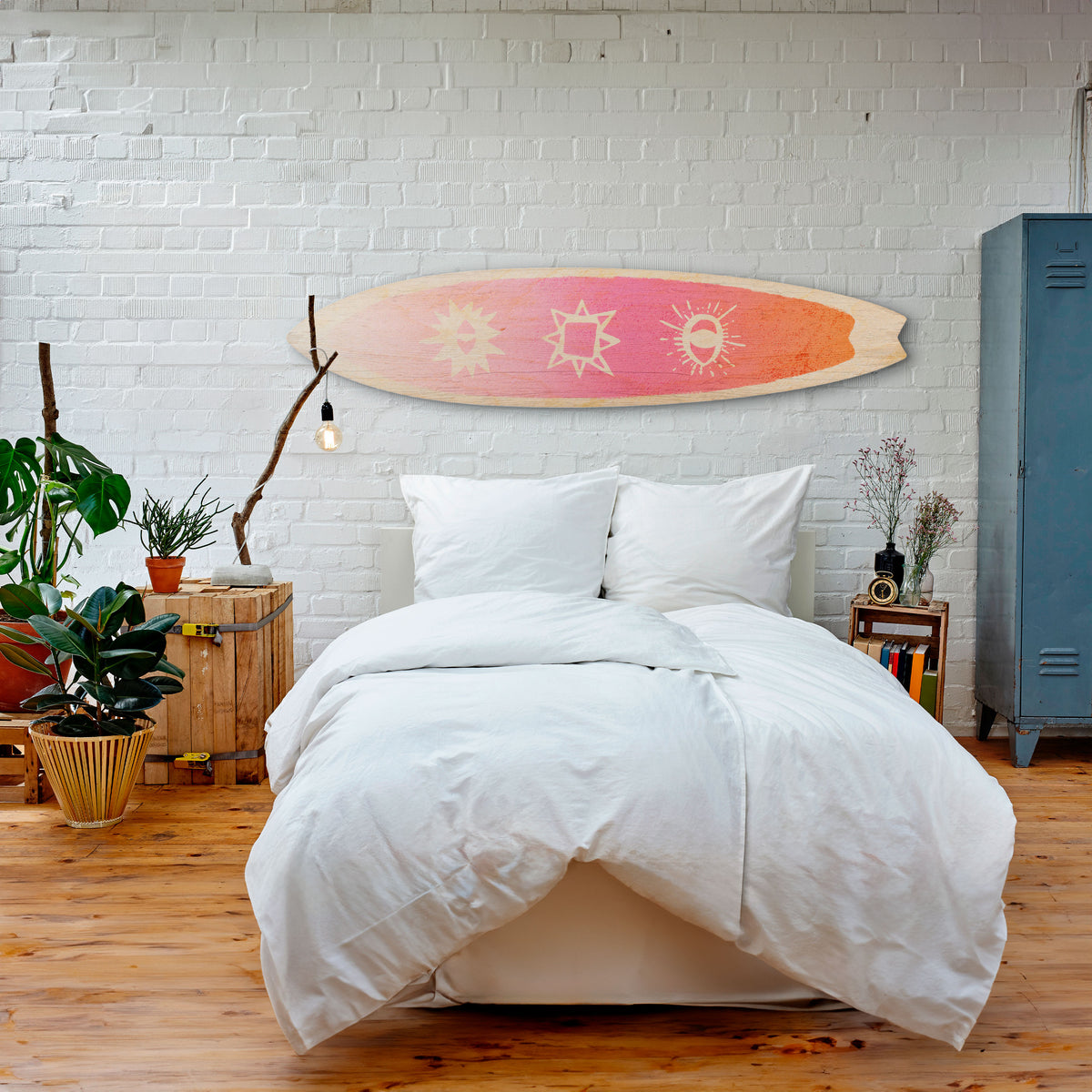 DAZZLING DESIGN Painel Decorativo Prancha de Surf