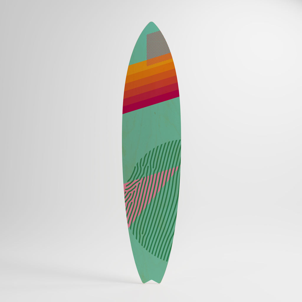 DAILY RADIANCE Painel Decorativo Prancha de Surf