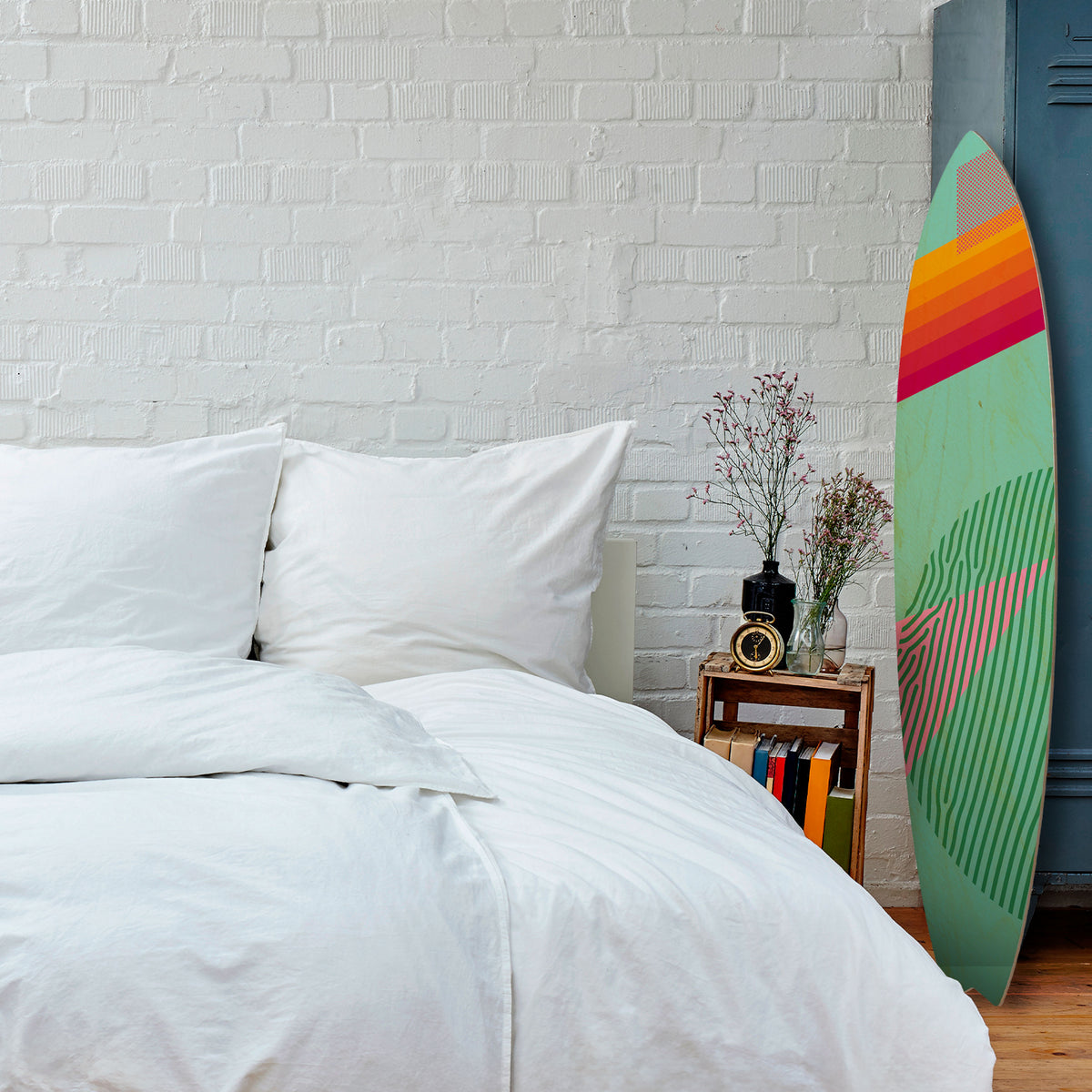 DAILY RADIANCE Painel Decorativo Prancha de Surf