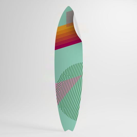 DAILY RADIANCE Peel and Stick Surfboard Sticker