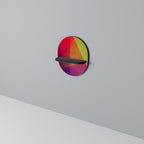 VIVID GEOMETRY Prateleira Oval Decorativa em Acabamento Preto