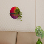 VIVID GEOMETRY Prateleira Oval Decorativa em Acabamento Preto