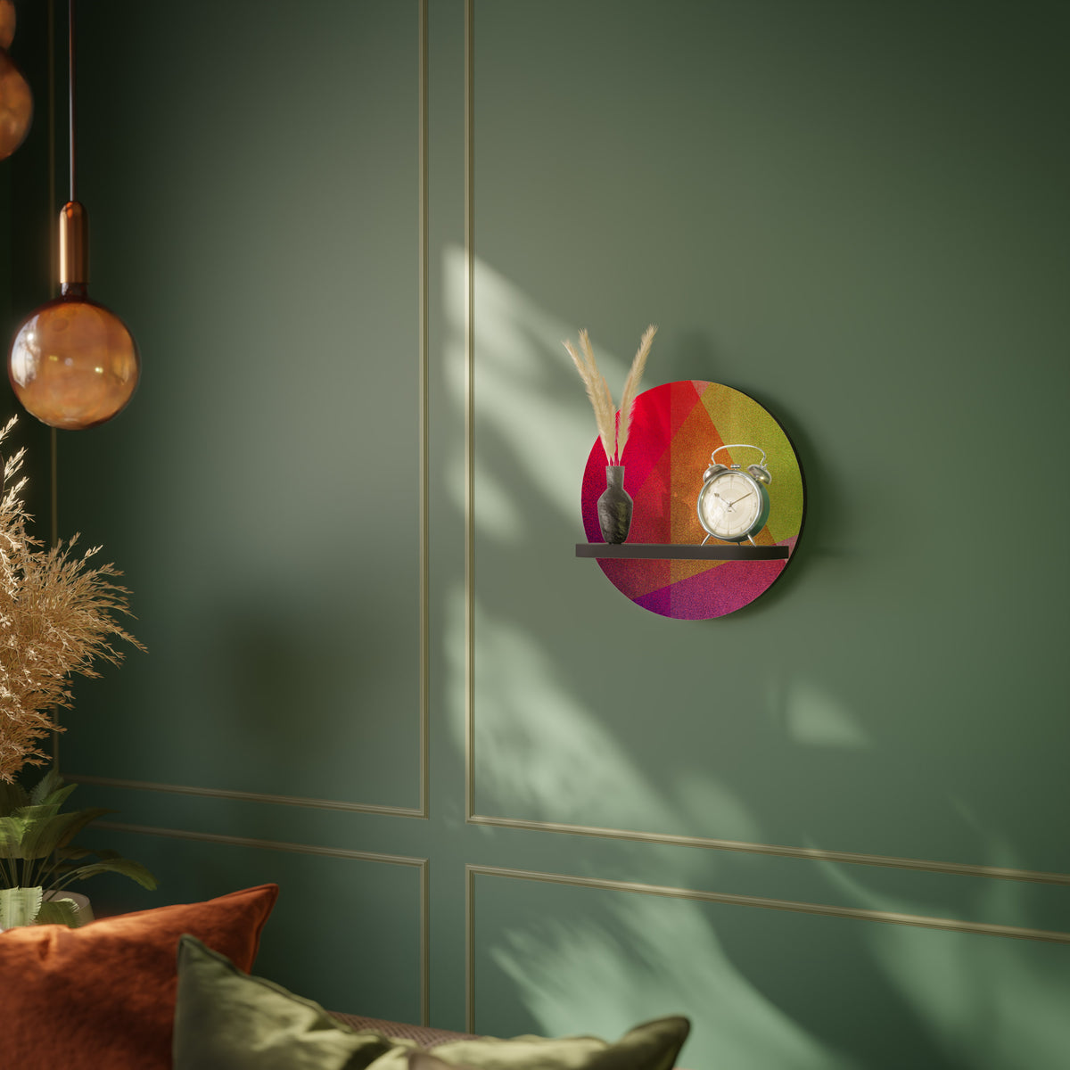 VIVID GEOMETRY Art Shelf