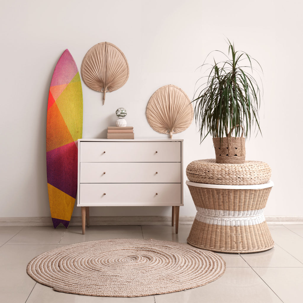 VIVID GEOMETRY Surfboard Decorative Panel