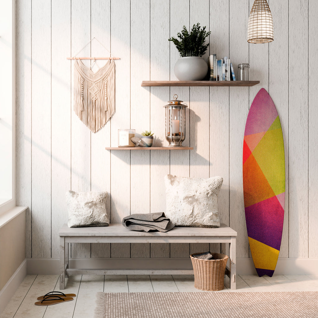 VIVID GEOMETRY Surfboard Decorative Panel