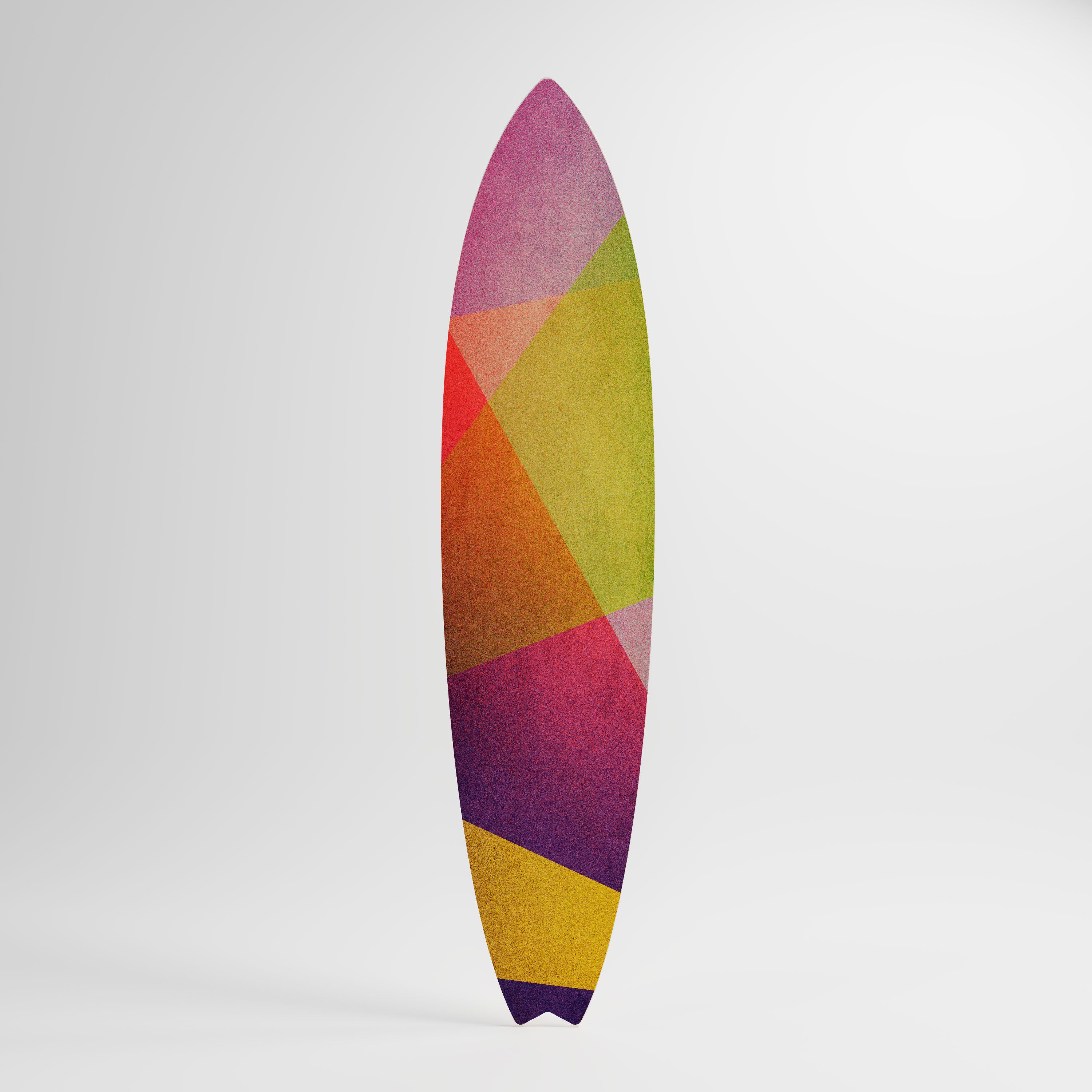 VIVID GEOMETRY Painel Decorativo Prancha de Surf