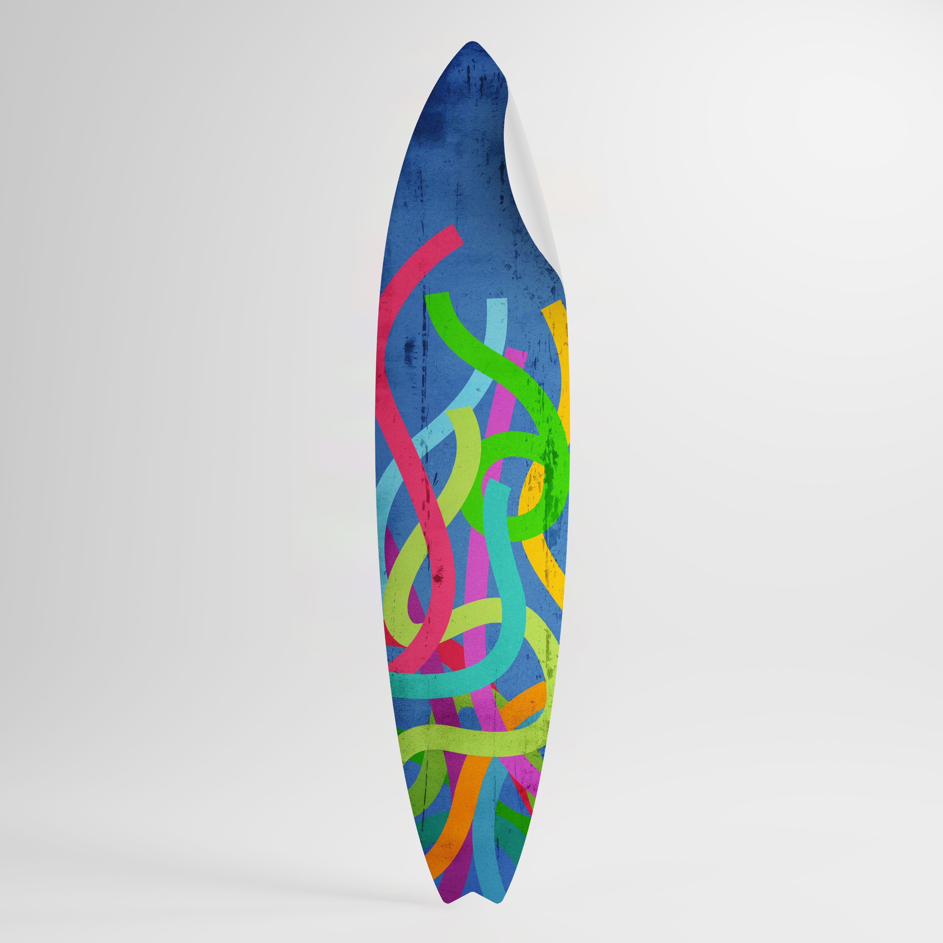 STREAMER TANGLE Peel and Stick Surfboard Sticker