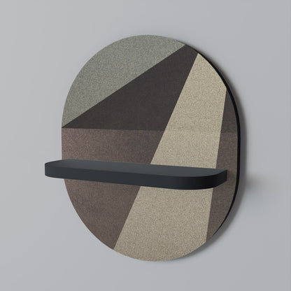 BEIGE GEOMETRY Art Shelf