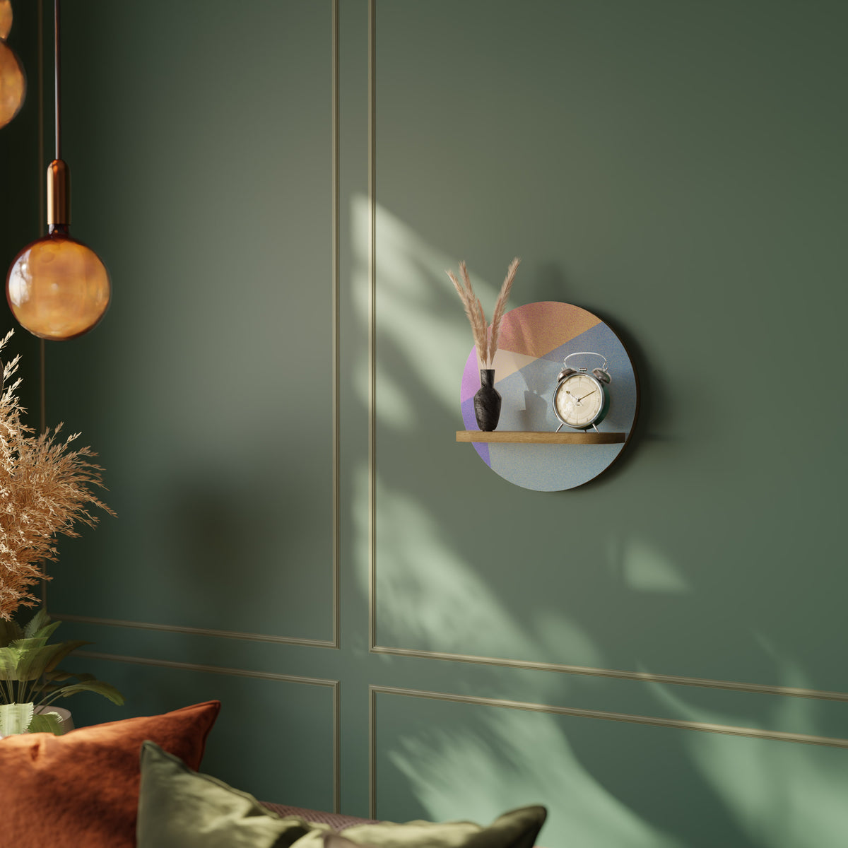 BRIGHT GEOMETRY Art Shelf