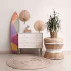 BRIGHT GEOMETRY Surfboard Decorative Panel