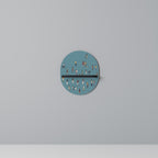 COLLECTIVE STREAM Prateleira Oval Decorativa em Acabamento Preto