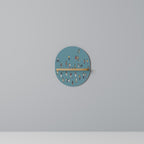 COLLECTIVE STREAM Prateleira Oval Decorativa em Efeito Carvalho