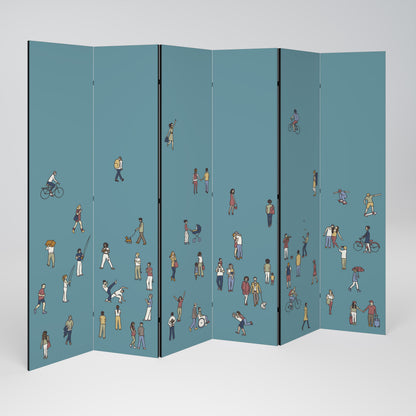 COLLECTIVE STREAM 6-Panel Room Divider