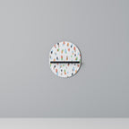 ENERGETIC SPOTS Prateleira Oval Decorativa em Acabamento Preto