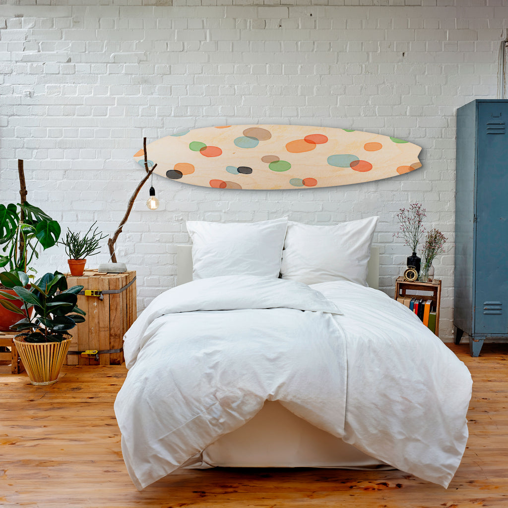 ENERGETIC SPOTS Painel Decorativo Prancha de Surf