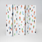 ENERGETIC SPOTS 5-Panel Room Divider