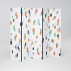 ENERGETIC SPOTS Decorative 5-Panel Room Divider